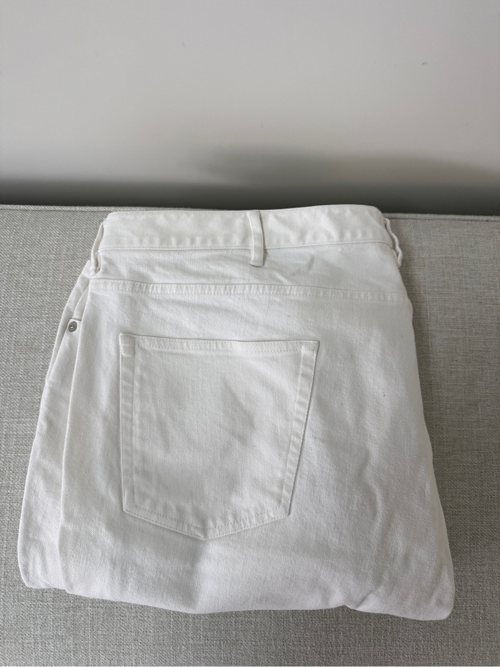 Proper Cloth White Denim Jeans 44 x 32